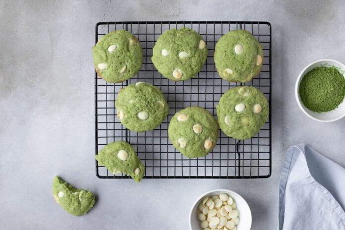 chocolate blanco y te verde matcha