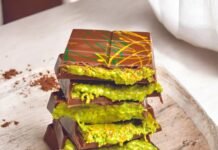 El Chocolate de Dubái: Pistacho, Kunafa y Lujo en Cada Bocado chocolate dubai con kunafa