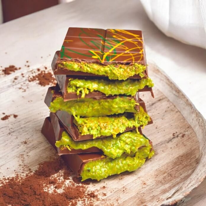 chocolate dubai con kunafa
