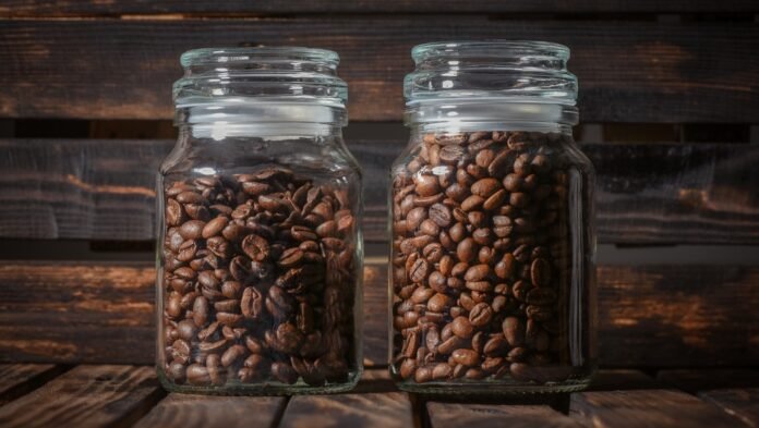 frascos con cafe