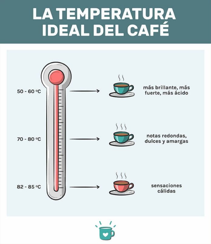temperatura del cafe