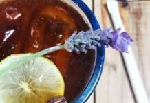 Cold Brew con lavanda y limón – Elegancia floral con frescura cítrica Cold Brew con lavanda y limon