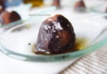 Trufas de chocolate al aceite de oliva y sal marina Trufas de chocolate con aceite y sal