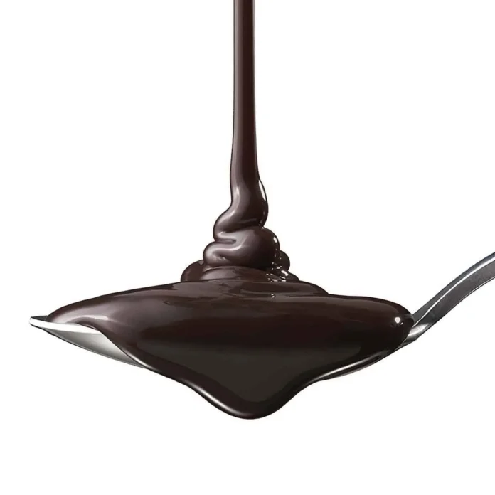 choco liquido en cuchara