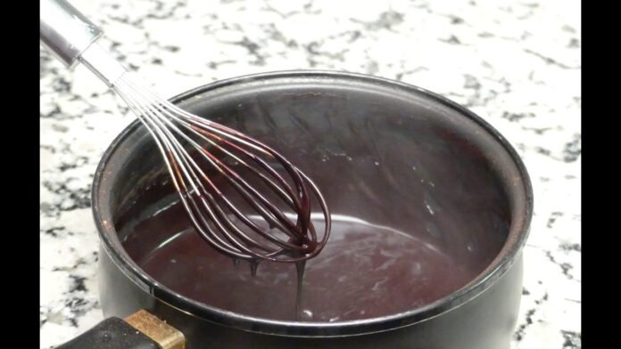 chocolate liquido en olla