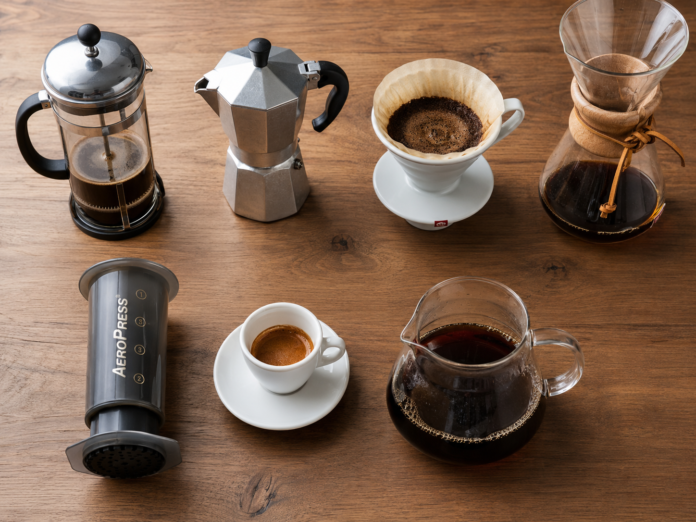 metoodos de preparacion del cafe