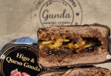 Alfajor de Gunda de higo y queso gouda que subió al podio en Lobos Alfajor de higo y queso gouda de Gunda